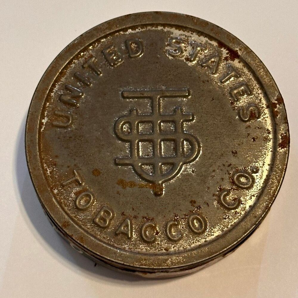 Vintage 1982 Copenhagen Snuff Empty Can Tin Top